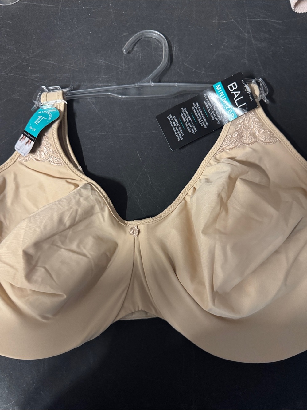 Bali Nude Minimizer Bra with Lace Accents